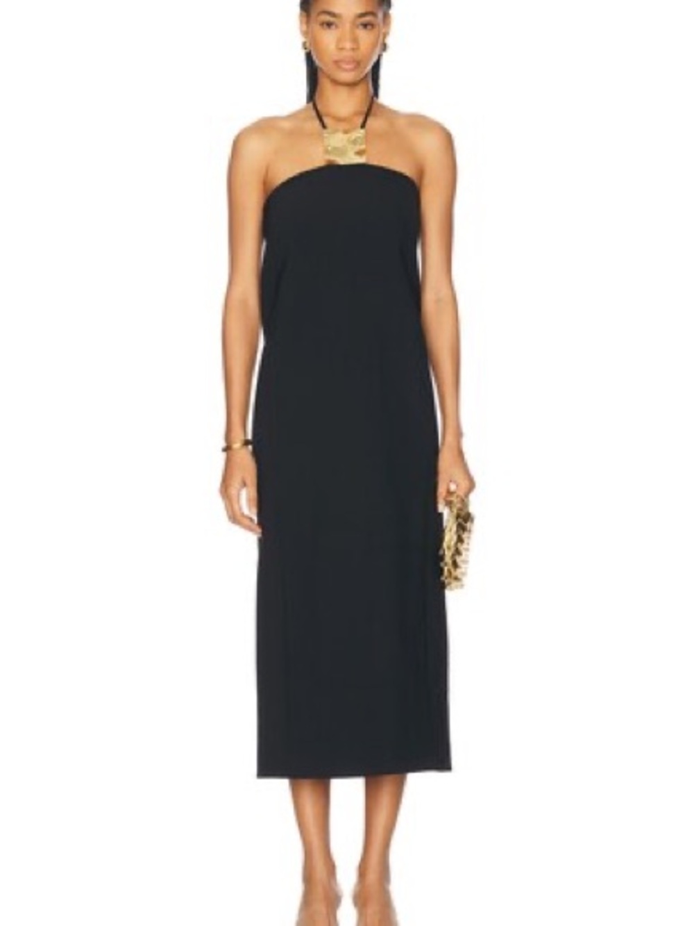 Alexis Sezanne Black Midi Dress Size Small